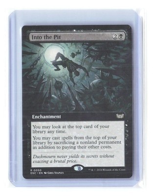 Commander: Duskmourn: House of Horror #50 Into the Pit (Extended Art) B1R2C101