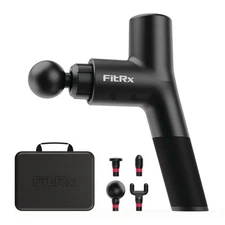 FitRx Massage Gun Handheld Deep Tissue Percussion Massager with 6 Speeds