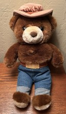 Vintage Smokey The Bear Plush The Three Bears Inc. 14"