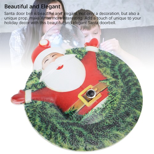 Santa Doorbell Festive Decorative Christmas Door Bell Exquisite Creative Gift - Photo 4/12
