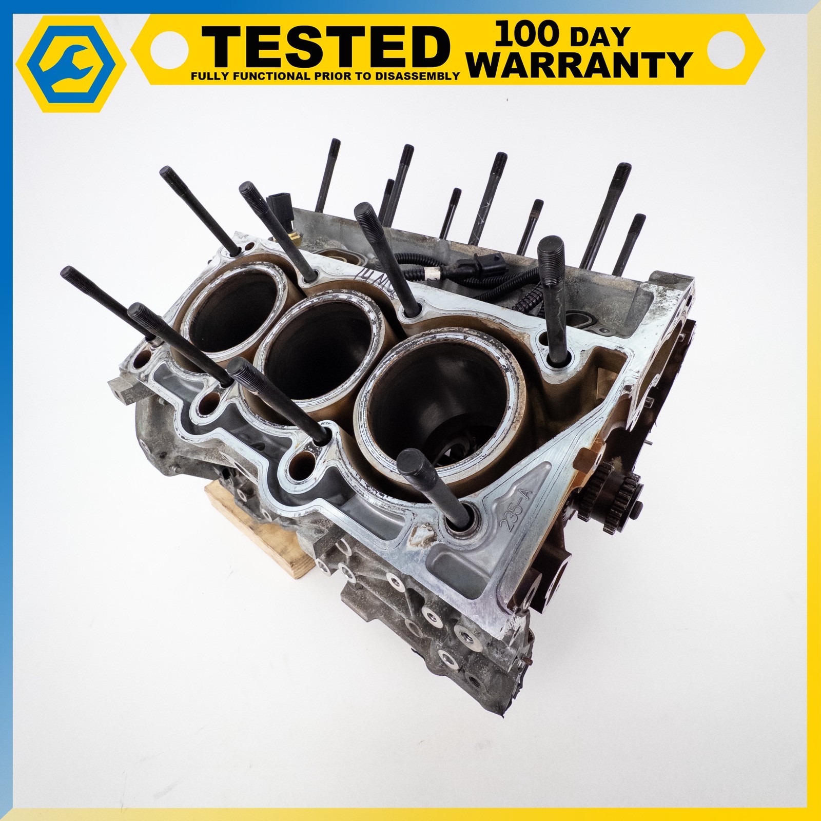 14-19 MASERATI QUATTROPORTE GHIBLI 3.0L V6 ENGINE MOTOR CYLINDER BLOCK OEM