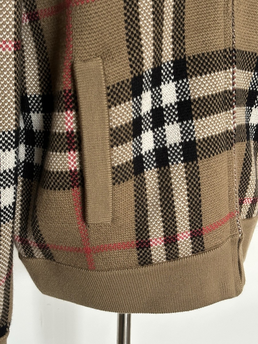 Burberry★素敵！Morland Taupe Vintage Check Wool Jacket Burberry Morland Taupe Vintage Check Men's Wool Jacket