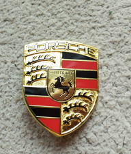 pin s auto porsche das logo aus hartem emaille 4cm doppelbinder