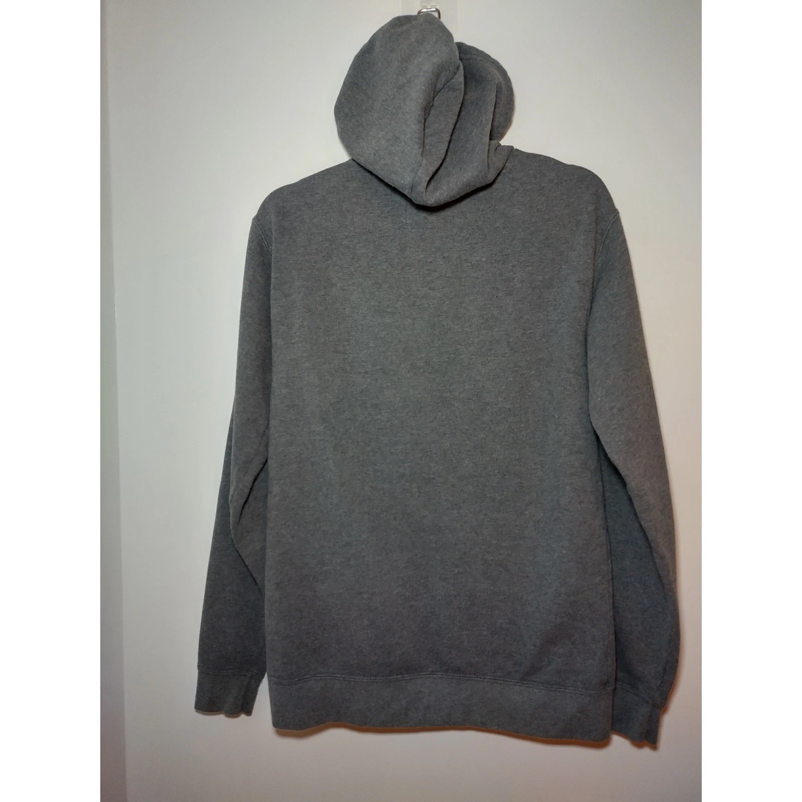VETEMENTS Knights Apparel Felpa Uomo UNC Pile Felpa con Cappuccio Tasca Pullover Anteriore Grigio S