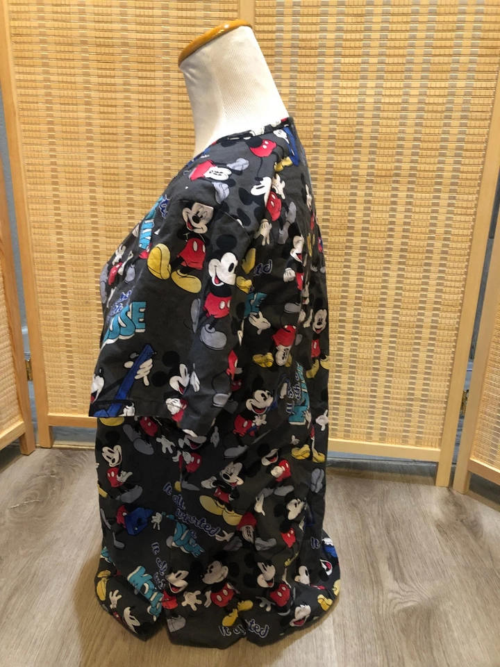 Blusa Médica Exfoliante Dibujos Animados Disney Mickey Todo Comenzó Con Un Ratón Grande L H301 Foto 4 de 4