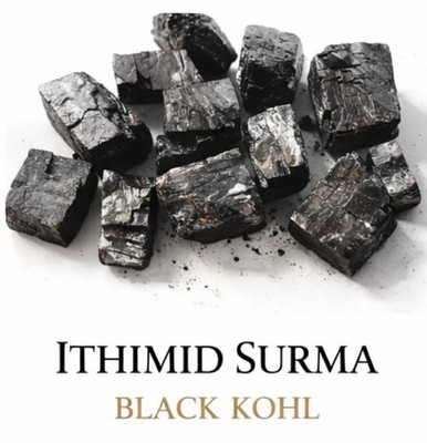 100 % rein & natürlich Surma ITHMID Kohl Stibnit Stein Wicca Puja Charm Nazar Hex