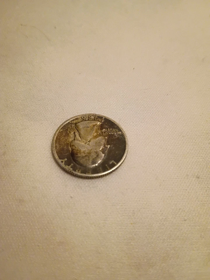 1936 Silver Quarter No Mint Error - Image 2 of 4