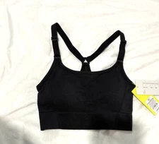 Womens All in Motion Seamless Cami Midline Black XS New