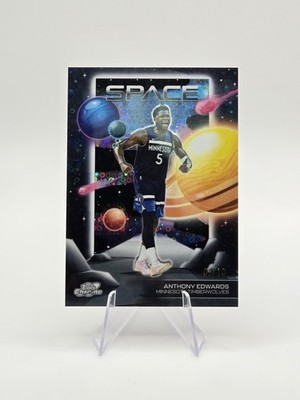 Anthony Edwards 2025-26 Chrome Cosmic Space Walk Black Eclipse Refractor SP #/10