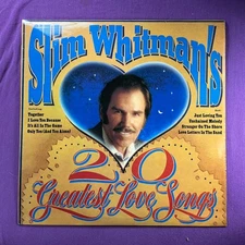 Slim Whitman’s 20 Greatest Love Songs 12" Vinyl LP United Artists Records 1965