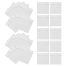 White Paper Cd and Dvd Sleeves Durable Storage Bags for Media Protection