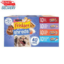 Purina  Shreds Gravy Variety Pack, Wet Cat Food, 5.5 Oz Cans, 40 Pack 2.96 per gallon