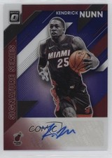 2019 Panini Donruss Optic Signature Series Purple Prizm Kendrick Nunn Auto kq9