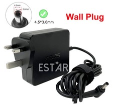 3.42A 65W AC Power Adapter Charger For Asus ExpertBook B1 B1400 B1400CEAE 4.5mm