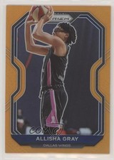 2021 Panini Prizm WNBA Orange Prizm 2/50 Allisha Gray #48 0k9w