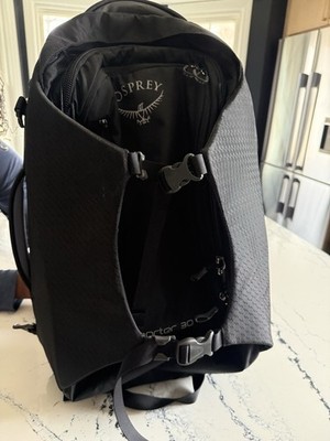 Osprey Porter 30 Black Backpack Adjustable Straps Solid Unisex Adult | eBay