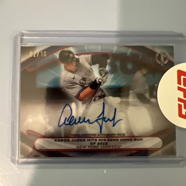 🔥New York Yankees Aaron Judge/Michael Kay 2025 Topps Tribute Dual Auto 02/10
