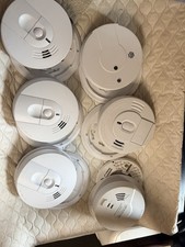 Lot Of 6 Smoke Detector -see description/pics