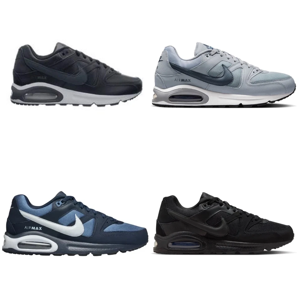 Nike Air Max Command Leather Grau Schwarz Blau Sneaker Herren Schuhe Gr. 41-47,5