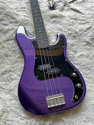 20 Frets 4 String PB Electric Bass Purple Mahogany Body Professional Bass