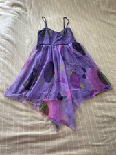 Urban Outfitters Blue Plate Purple Floral Spaghetti Strap Dress Size S