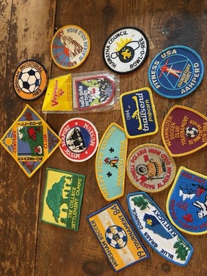 Vintage Patches Voyageur Mystic Seaport Trailsend Alaskan Gold Rush Lot Of 15