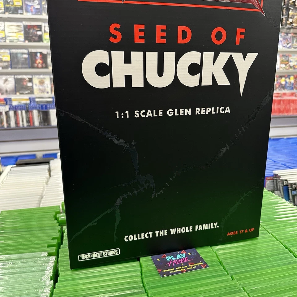 GLEN DOLL SEED OF CHUCKY NUOVO ORIGINALE TRICK OR TREAT STUDIOS PROP REPLICA 1:1 - Immagine 3 di 4