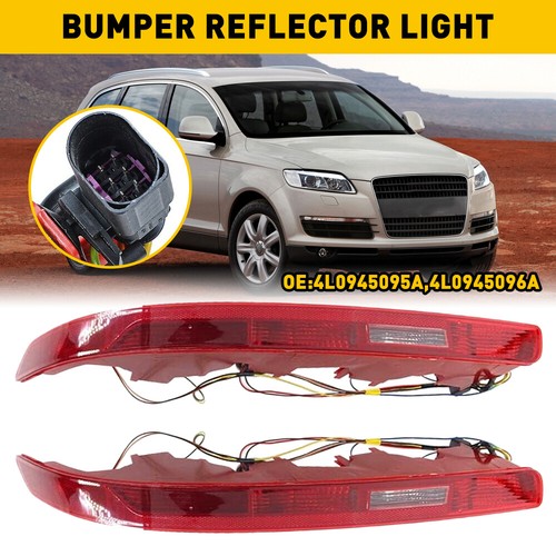 For Audi Q7 06-15 Left+Right Rear Lower Bumper Tail Light Reverse Stop Fog Lamp - Picture 11 of 13