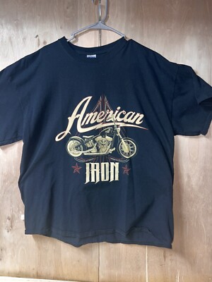 T-shirt Motorcycles Classic American Iron Steelville, Taille 2XL Homme, Occasion