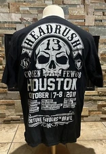 HEADRUSH Chosen Few Fortune Favors The Brave Fight MMA UFC 2011 T-shirt Men’s XL