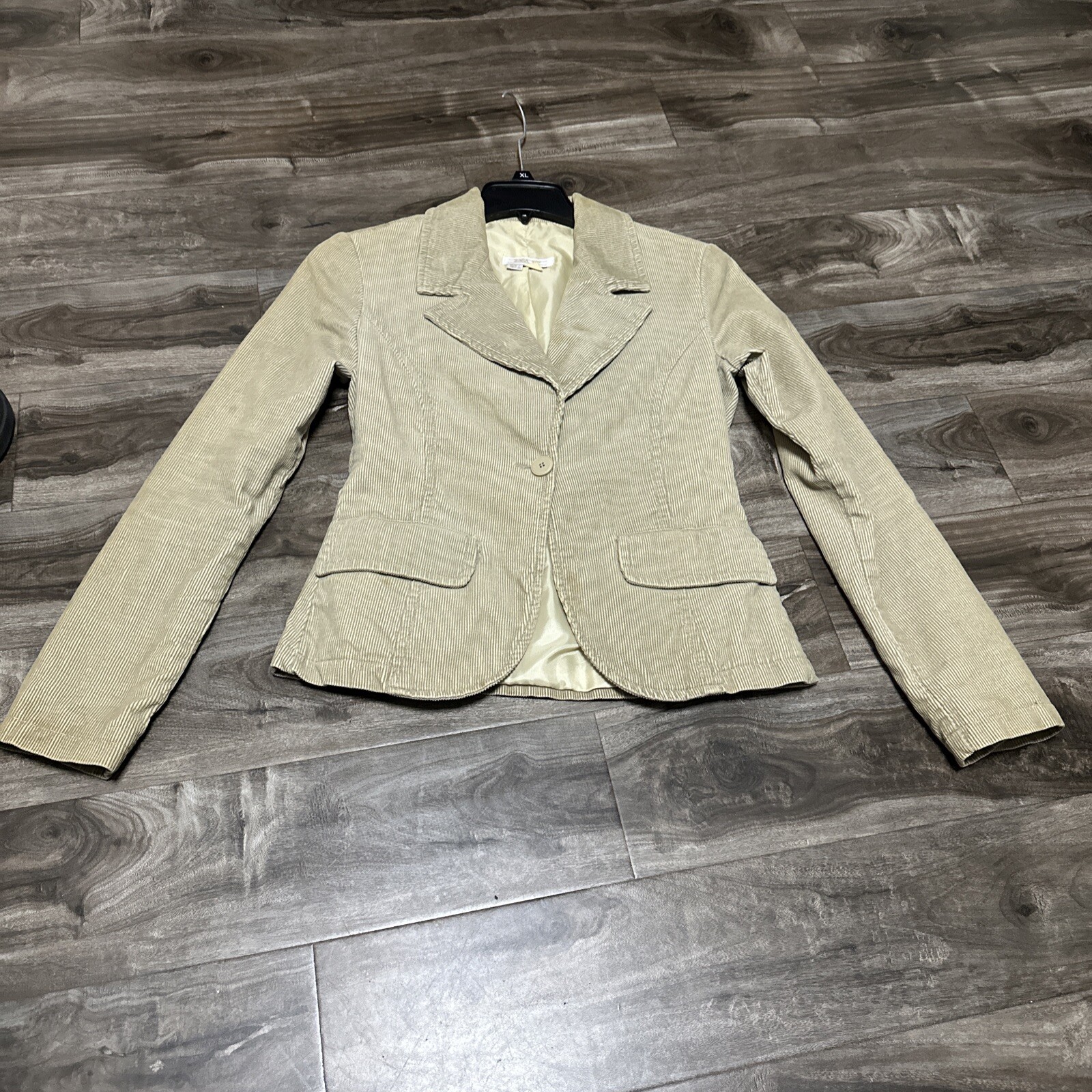 Zara Basic  Beige Corduroy Jacket size Large - image 15