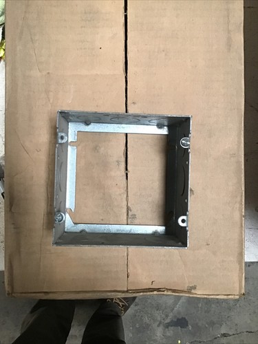 (25) Bowers 5-SDW-EXT-1” Extension Ring Boxes 4 3/4in Sqr 2 /14in D All 1” KO’s - Picture 2 of 3