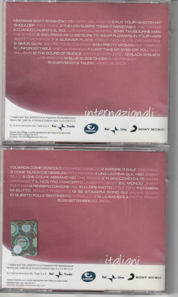 AA.VV. I migliori anni 60-70-80-90 # 8 CD COME NUOVI - Immagine 2 di 4