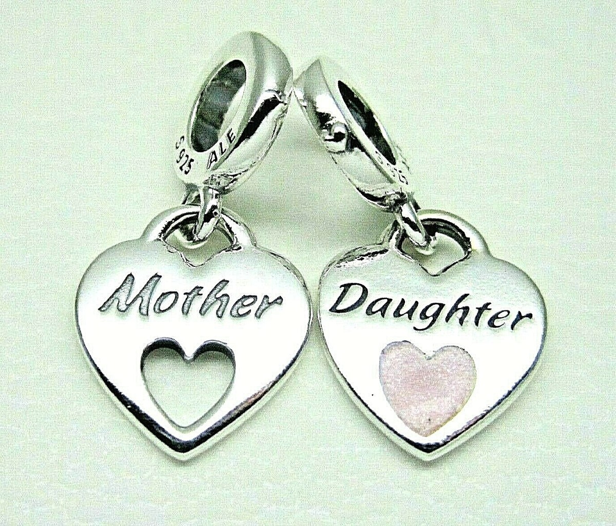 PANDORA Double Heart Split Dangle Charm 799187C01 for sale