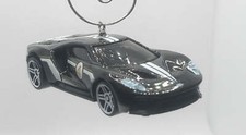 Christmas Ornament for 2017 Ford GT Black/White Stripes
