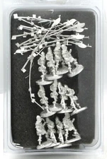 Ral Partha 02-735 Human Warriors (Fantasy Armies) Halberd Infantry Miniatures