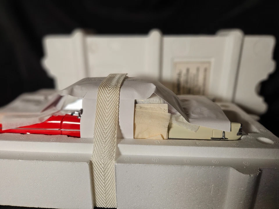 Danbury Mint 1955 Chevrolet Bel Air Red 1:16 Scale Inv. #0668 - Image 2 of 4