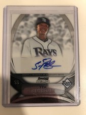 2010 Bowman Sterling Auto Lot Tim Beckham Rays Mariners Autograph Prospect