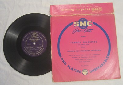 EDUARDO ROY Argentine Orchestra -- SMC Pro-Arte 10'' LP # 521 -- TANGOS FAVORITOS