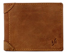 Image of Starhide Mens RFID BLOCKING Distressed Hunter Real Leather Billfold Wallet 1145
