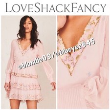 LoveShackFancy “Paris” dress in fairytale pink 2