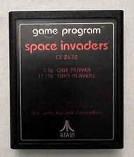 Space Invaders ~ Atari 2600 Game Program Rare Vintage Retro Gaming