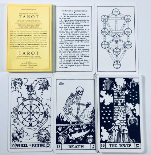 BOTA Tarot Kartendeck komplett 22 Karten neu okkulte Kabbala - Bild 1 von 2