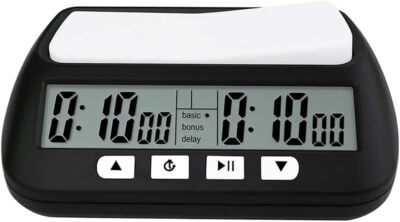 MOSTRUST Schachuhr Digital Timer Profi Brettspiel Alarm Multifunktional