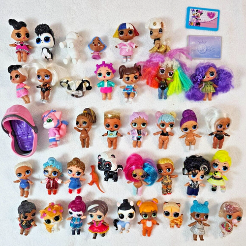 LOL Surprise Pink Storage Case 39 Dolls & Pets - Thrilla Neon Kitty Glitter more - Picture 5 of 7