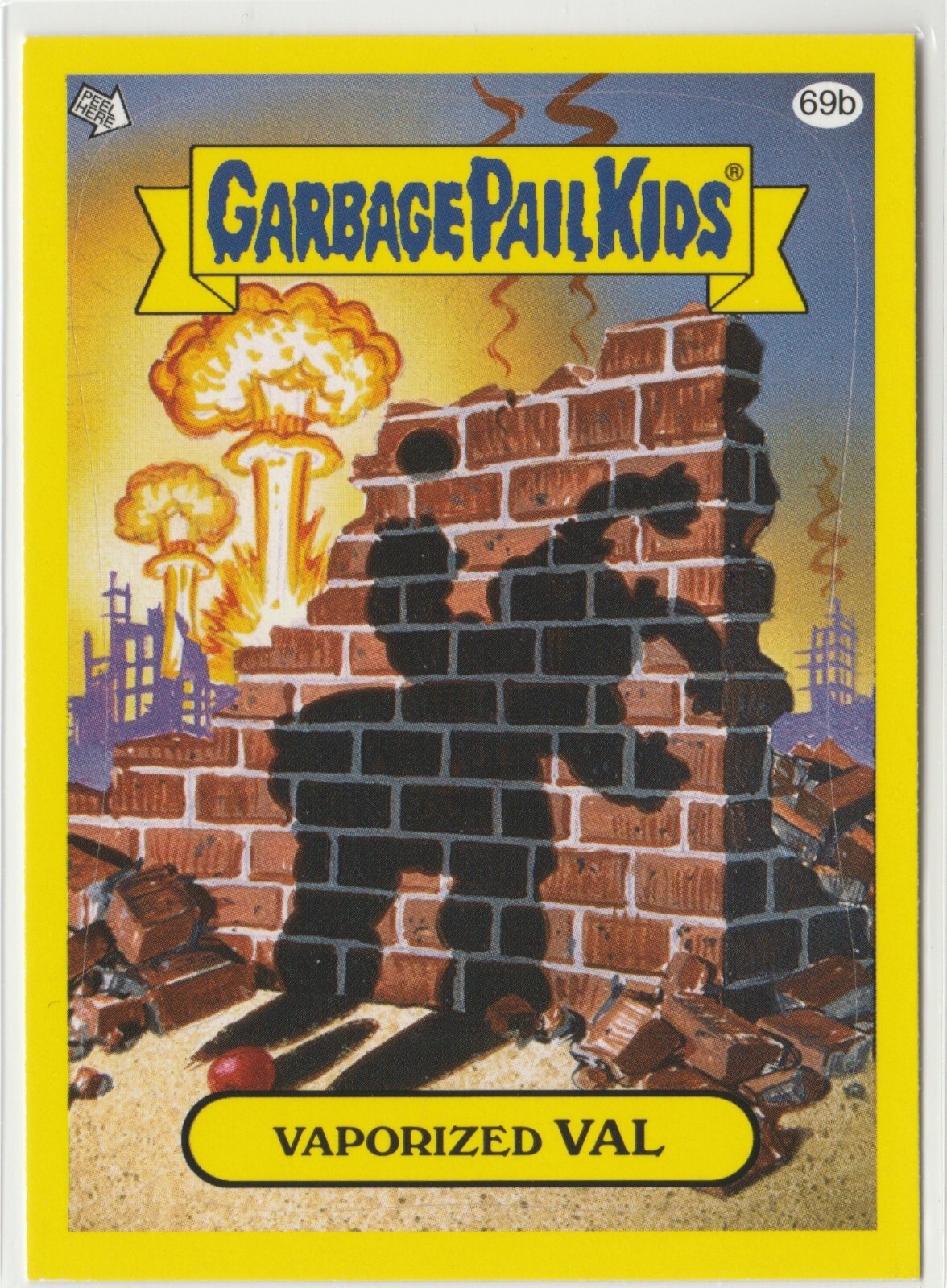Vaporized Val #69b Garbage Pail Kids GPK 2011 Flashback Series 3 FB3 Trading Card