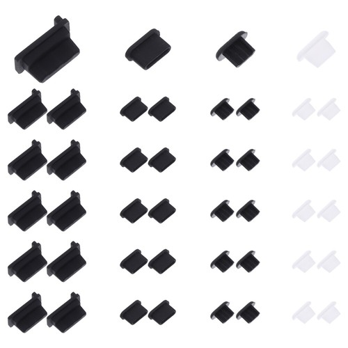 40 Pcs Mobile Staubstecker Silikon-Schutzkappe USB- -Staubschutz - 第 9/12 張圖片