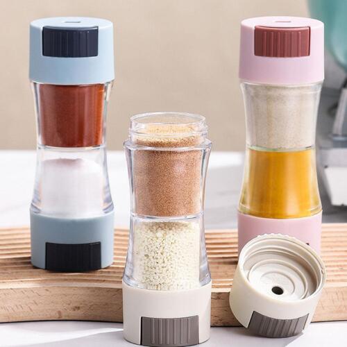 Salt Shaker Dispenser Jar Kitchen Seasoning Bottle Spice Storage' I9A2 - Picture 1 of 16
