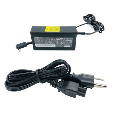 Genuine Acer Aspire A314-22G A315-23G AC Adapter Power Supply & Cord 65W