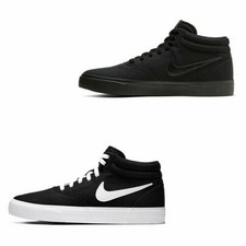 sb charge mid canvas trainers mens